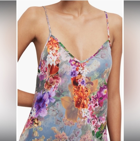 All Saints Bryony Lucia Dress Peace Pink Size 6 NWT - Picture 3 of 3